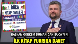 Başkan Görkem Duman'dan Buca'nın ilk kitap fuarına davet