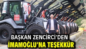Başkan Zencirci'den İmamoğlu'na Teşekkür