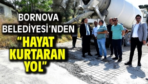 Bornova Belediyesi'nden "Hayat kurtaran yol"