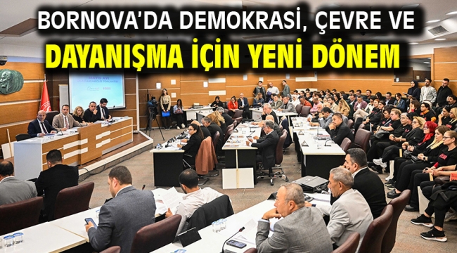 Bornova'da demokrasi, çevre ve dayanışma için yeni dönem