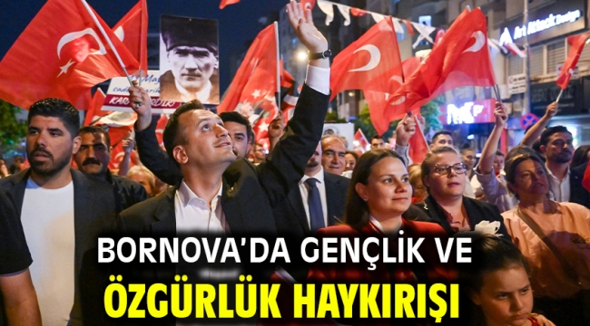 Bornova'da Gençlik ve Özgürlük Haykırışı