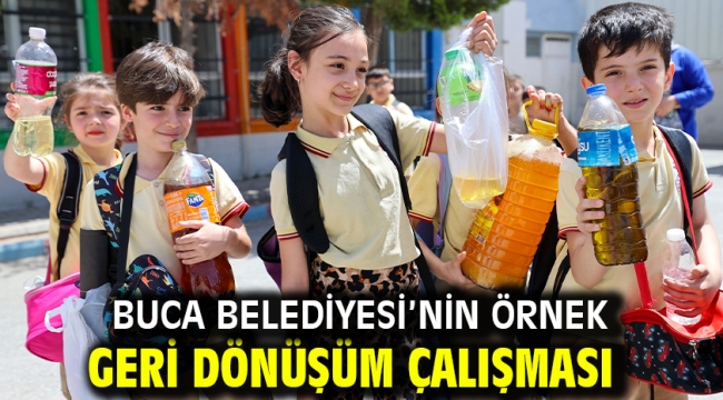 Buca Belediyesi'nin örnek geri dönüşüm çalışması