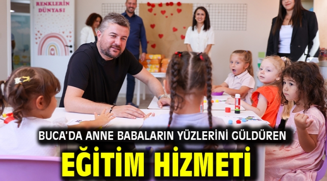 Buca'da anne babaların yüzlerini güldüren eğitim hizmeti