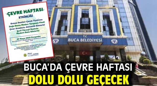 Buca'da Çevre Haftası Dolu Dolu Geçecek