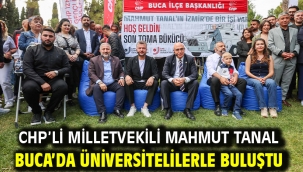 CHP'li Milletvekili Mahmut Tanal Buca'da üniversitelilerle buluştu