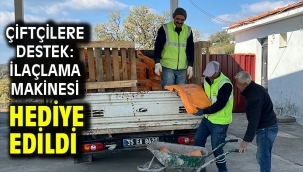 Çiftçilere Destek: İlaçlama Makinesi Hediye Edildi