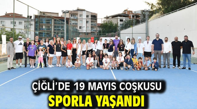 Çiğli'de 19 Mayıs coşkusu sporla yaşandı