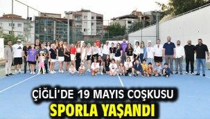 Çiğli'de 19 Mayıs coşkusu sporla yaşandı