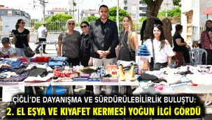 Çiğli'de dayanışma ve sürdürülebilirlik buluştu: 2. El eşya ve kıyafet kermesi yoğun ilgi gördü