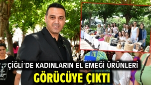 Çiğli'de kadınların el emeği ürünleri görücüye çıktı