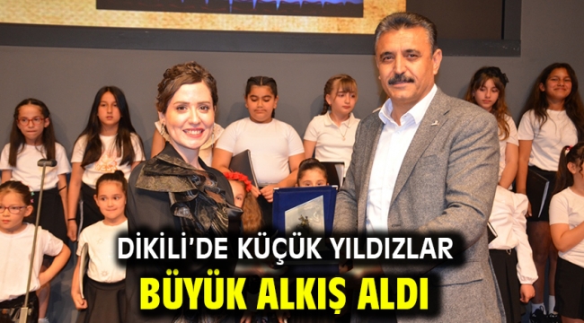 Dikili'de küçük yıldızlar büyük alkış aldı