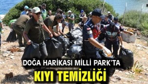Doğa Harikası Milli Park'ta Kıyı Temizliği