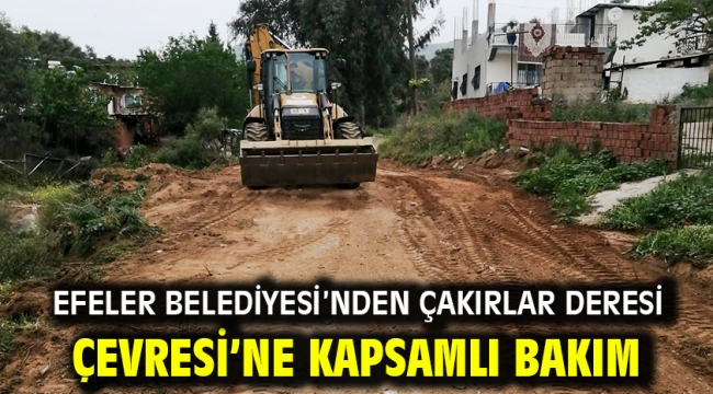 Efeler Belediyesi'nden Çakırlar Deresi Çevresi'ne Kapsamlı Bakım
