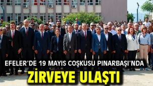 Efeler'de 19 Mayıs Coşkusu Pınarbaşı'nda Zirveye Ulaştı