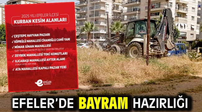 Efeler'de Bayram Hazırlığı