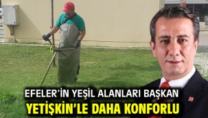 Efeler'in Yeşil Alanları Başkan Yetişkin'le Daha Konforlu