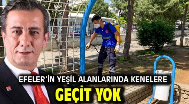 Efeler'in Yeşil Alanlarında Kenelere Geçit Yok