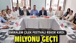 Emiralem Çilek Festivali rekor kırdı: Milyonu geçti