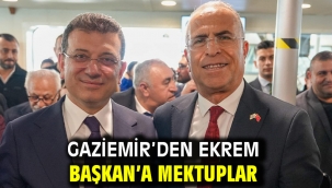 Gaziemir'den Ekrem Başkan'a mektuplar