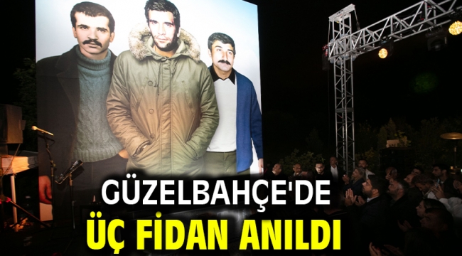 Güzelbahçe'de Üç Fidan Anıldı