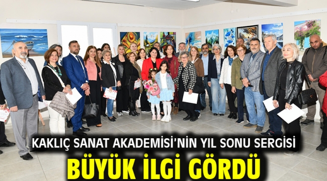 Kaklıç Sanat Akademisi'nin Yıl Sonu Sergisi Büyük İlgi Gördü