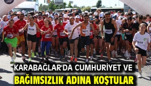 Karabağlar'da Cumhuriyet ve Bağımsızlık adına koştular