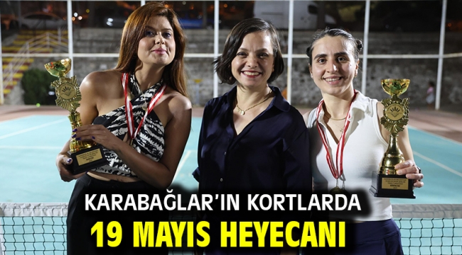 Karabağlar'ın kortlarda 19 Mayıs heyecanı