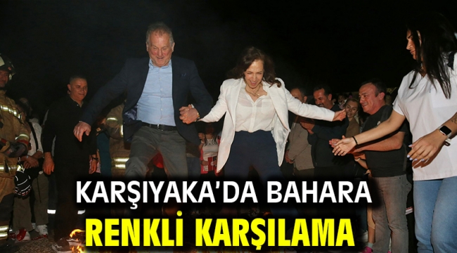 Karşıyaka'da bahara renkli karşılama
