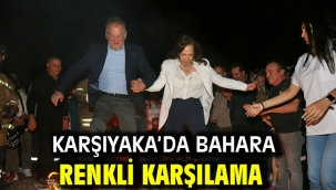 Karşıyaka'da bahara renkli karşılama
