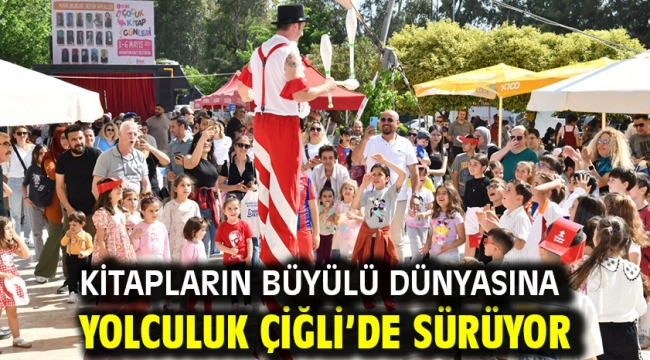 Kitapların Büyülü Dünyasına Yolculuk Çiğli'de Sürüyor