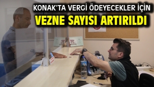 Konak'ta vergi ödeyecekler için vezne sayısı artırıldı