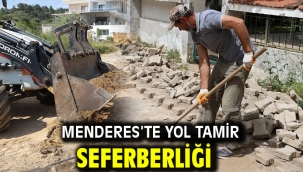 Menderes'te Yol Tamir Seferberliği