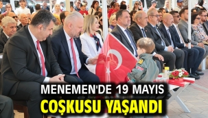 Menemen'de 19 Mayıs coşkusu yaşandı
