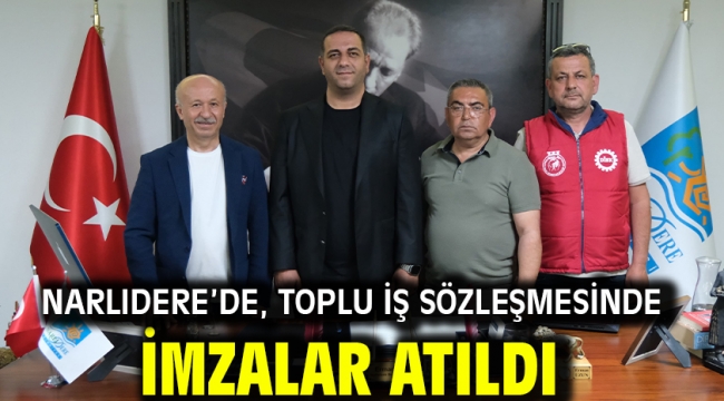 Narlıdere'de, Toplu İş Sözleşmesinde İmzalar Atıldı