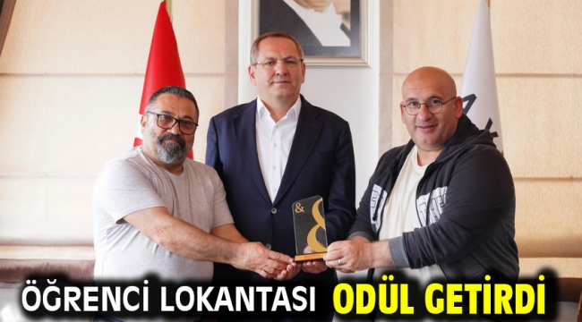 ÖĞRENCİ LOKANTASI ODÜL GETİRDİ
