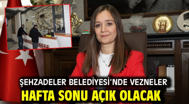 Şehzadeler Belediyesi'nde Vezneler Hafta Sonu Açık Olacak