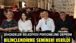 Şehzadeler Belediyesi Personeline Deprem Bilinçlendirme Semineri Verildi