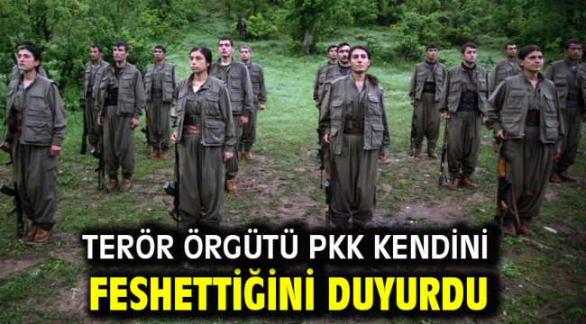 Terör örgütü PKK kendini feshettiğini duyurdu