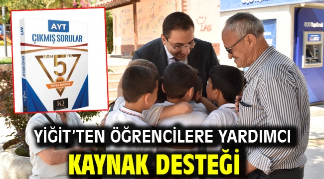Yiğit'ten öğrencilere yardımcı kaynak desteği