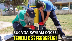 Buca'da bayram öncesi temizlik seferberliği