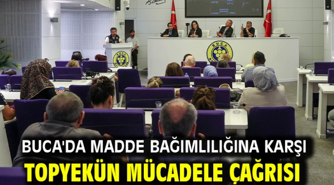 Buca'da madde bağımlılığına karşı topyekün mücadele çağrısı