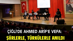Çiğli'de Ahmed Arif'e vefa: Şiirlerle, türkülerle anıldı
