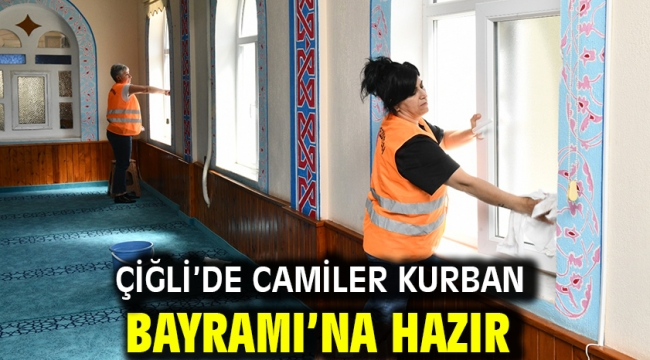 Çiğli'de Camiler Kurban Bayramı'na hazır