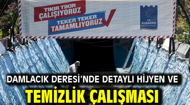 DAMLACIK DERESİ'NDE DETAYLI HİJYEN VE TEMİZLİK ÇALIŞMASI