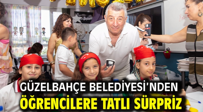Güzelbahçe Belediyesi'nden Öğrencilere Tatlı Sürpriz