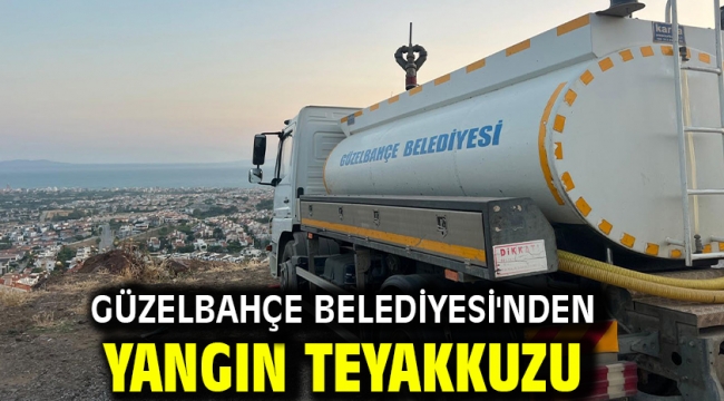 Güzelbahçe Belediyesi'nden Yangın Teyakkuzu