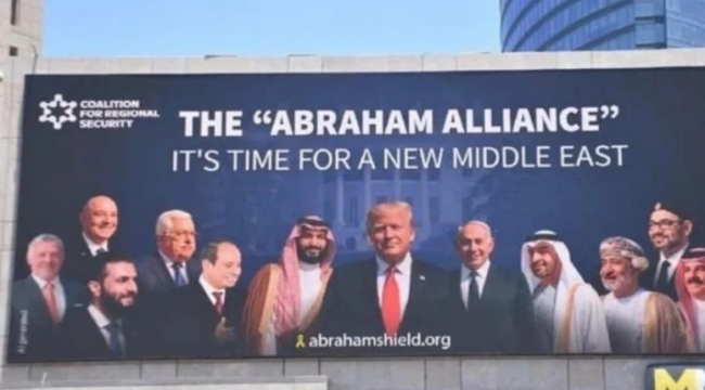 İktidar 'İsrail yenildi' demişti! Tel Aviv'de reklam panolarında Ahmet Şara detayı