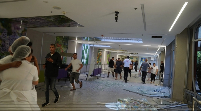 İran füzeleri hastaneye isabet etti