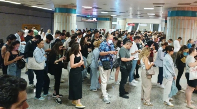 İstanbul metrosunda arıza: Seferler gecikmeli yapılıyor