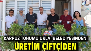 Karpuz tohumu Urla Belediyesinden üretim çiftçiden